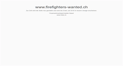 Desktop Screenshot of firefighters-wanted.ch