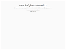 Tablet Screenshot of firefighters-wanted.ch